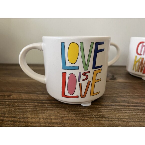 Queer Eye LGBTQIA LOT "Love Is love” Yass Queen” Ceramic Mugs Large Mug PRIDE - Picture 2 of 9